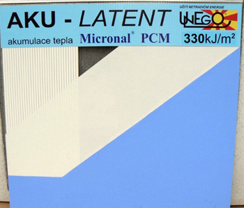 Akumulační deska AKU-LATENT PCM – 330 kJ/m2