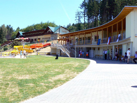 AQUAPARK u přehrady v lázních Luhačovice u Zlína 1